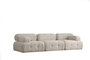 Atelier Del Sofa Doblo Sofá de 3 Plazas Cream Bouclette